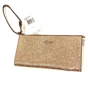 Coach Gold Wristlet